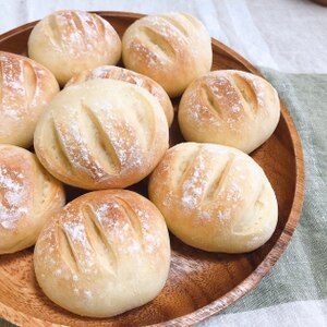 朝ごパンに！もちふわ簡単みるくパン